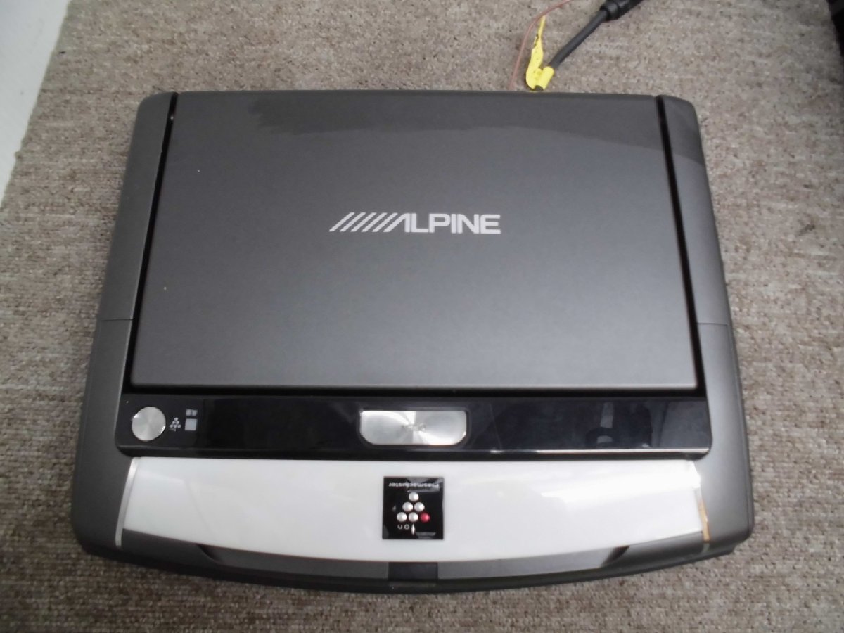 ALPINE 10.2インチ フリップダウンモニター TMX-R2200/MG！！中古品 