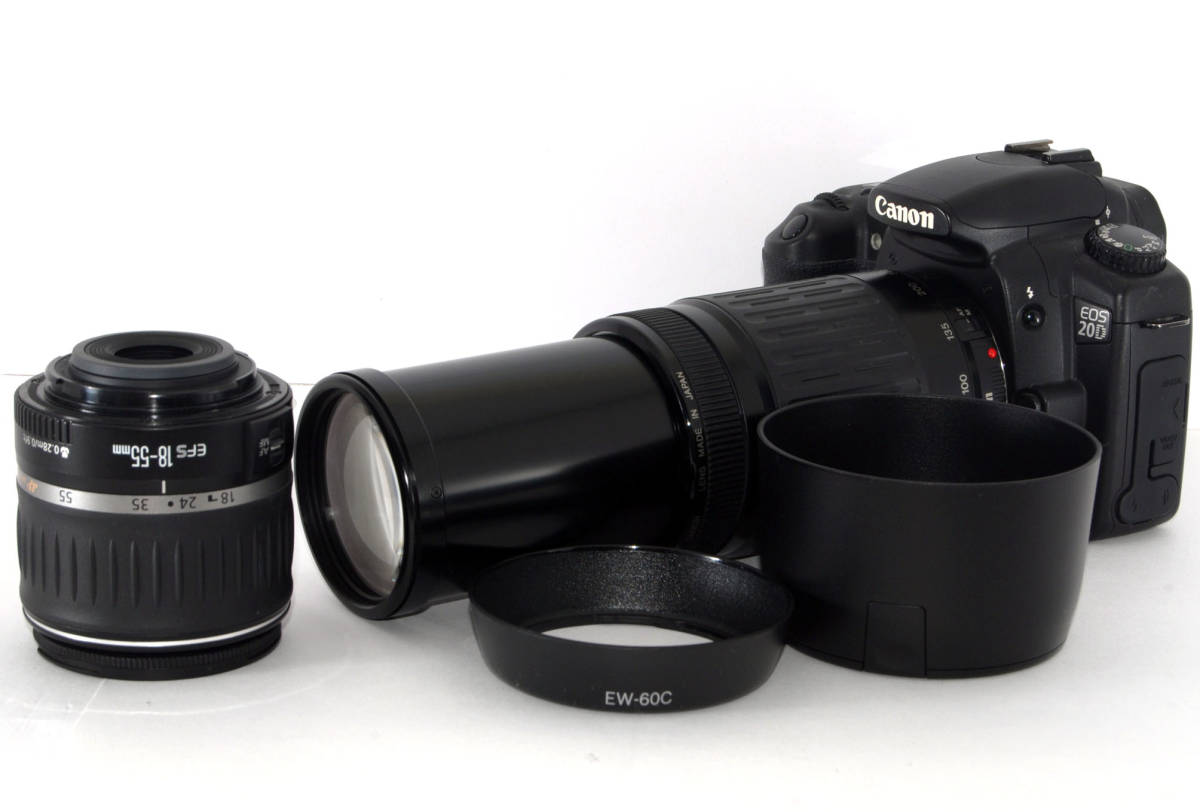 ◇初心者入門＆付属品多数◇ Canon キャノン EOS 20D 純正＆超望遠