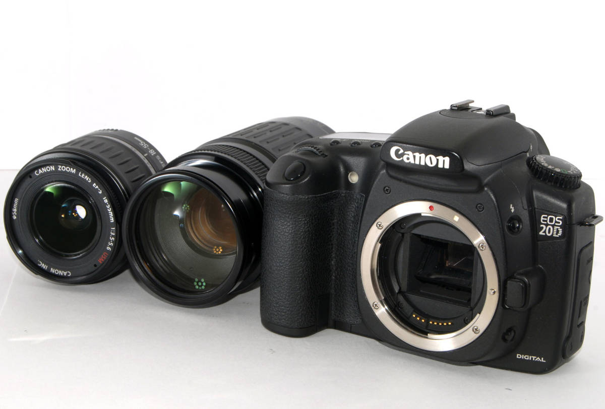 ◇初心者入門＆付属品多数◇ Canon キャノン EOS 20D 純正＆超望遠