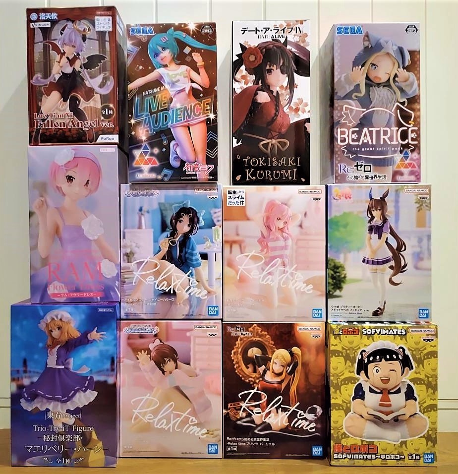 ★美少女フィギュア まとめ売り 初音ミク Re:ゼロラム BEATRICE 時崎狂三 マエリベリー リラックスタイム 洛天衣 僕とロボコ