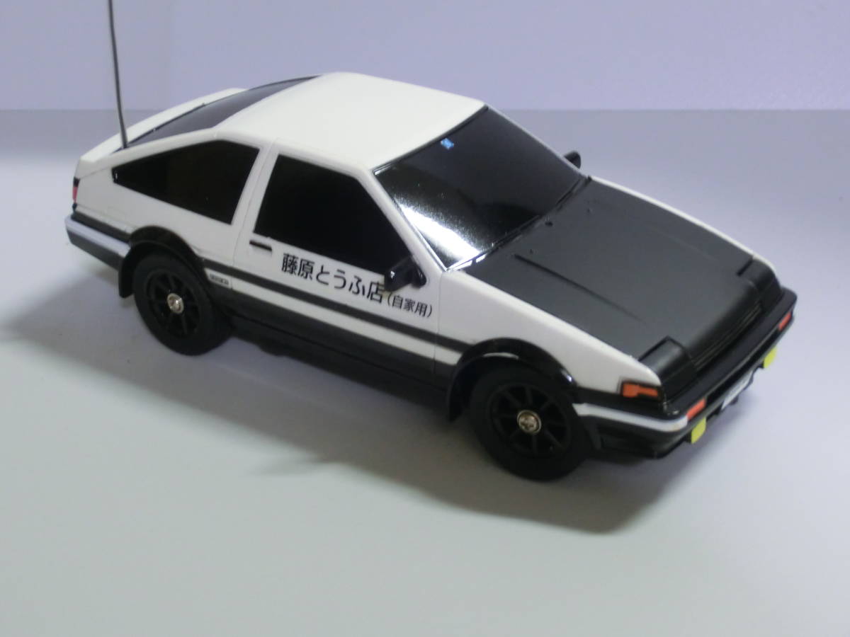 AE86トレノ イニシャルD ラジコン ラジ・ブック デジプロ操作 リトラ 