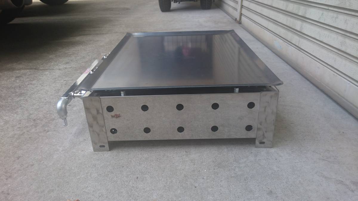 業務用 鉄板焼 プロパンガスグリラー 幅60x奥行45 お好み焼そば