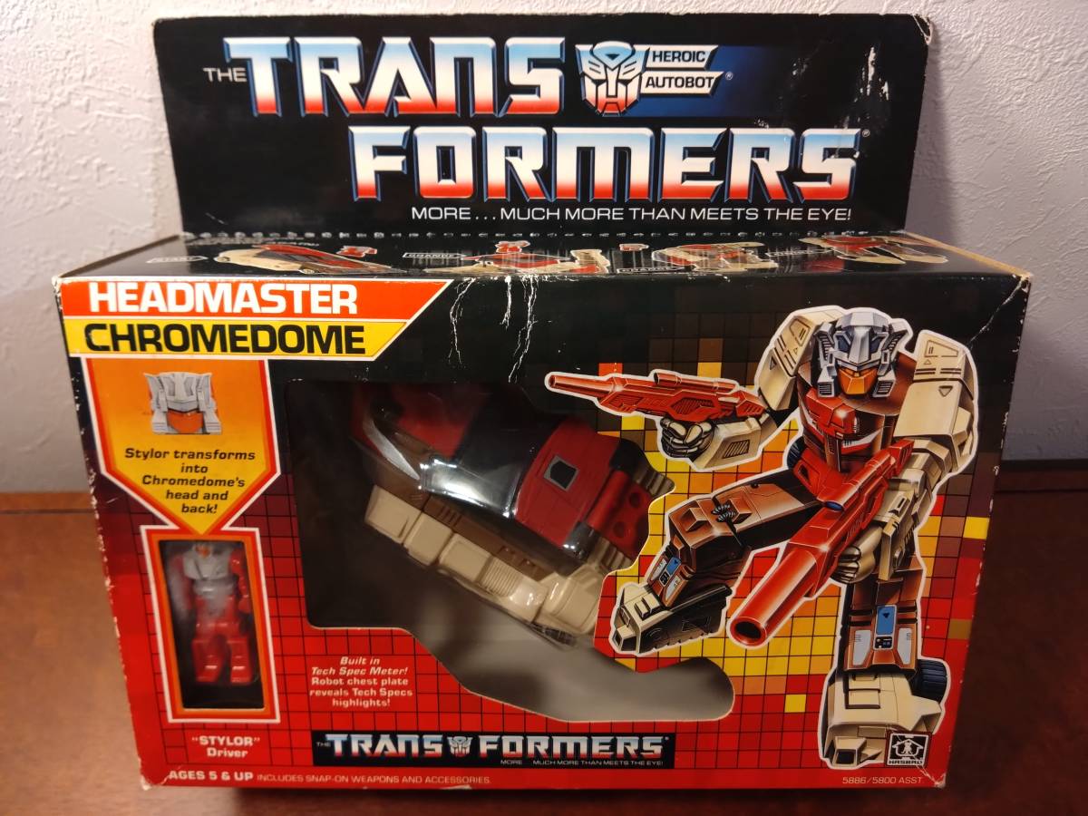 未開封 当時物 1987 クロームドーム 北米版 hasbro chromedome 