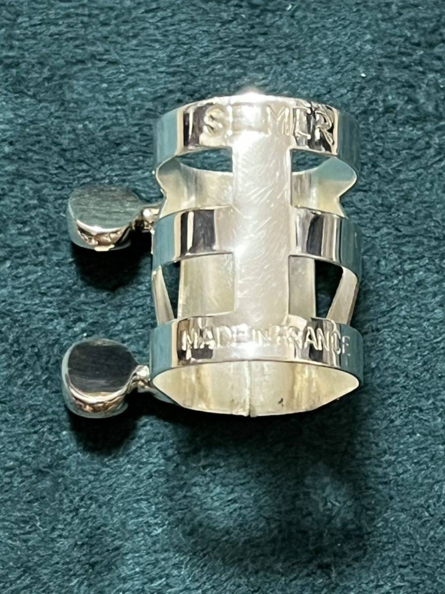 セルマー アルトサックス メタルマウスピース用リガチャー とキャップ