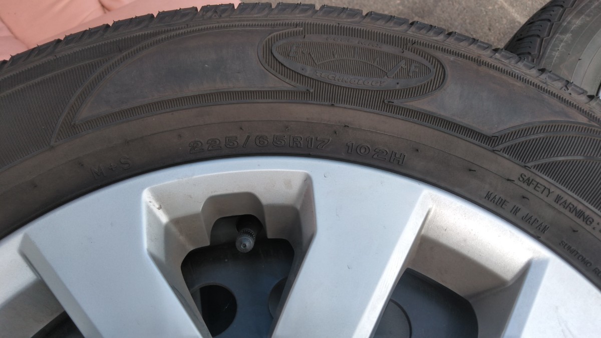 225/65R17 純正鉄ホイール バリ溝 バリ山 札幌 北海道 引き取り限定