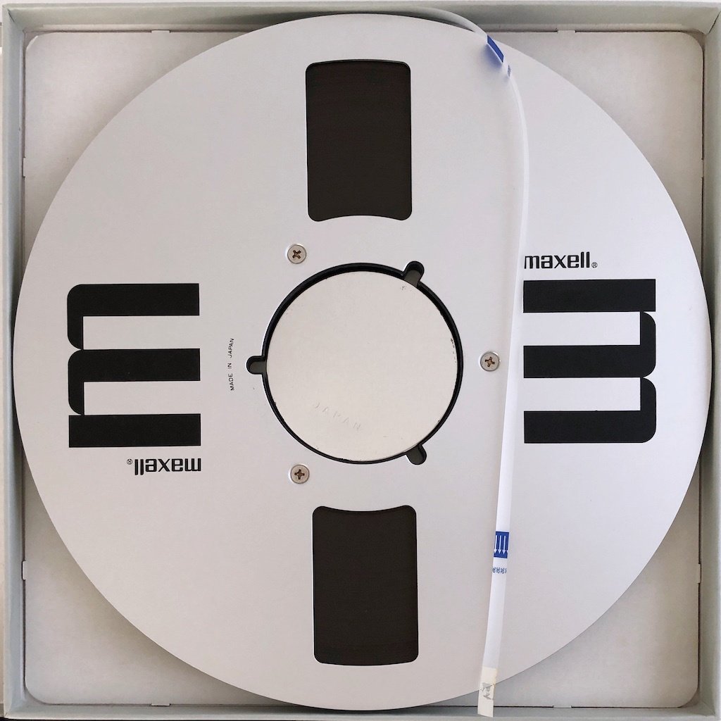 オープンリールテープ 10号 MAXELL 35-180 UD メタルリール MR-10 元箱付き