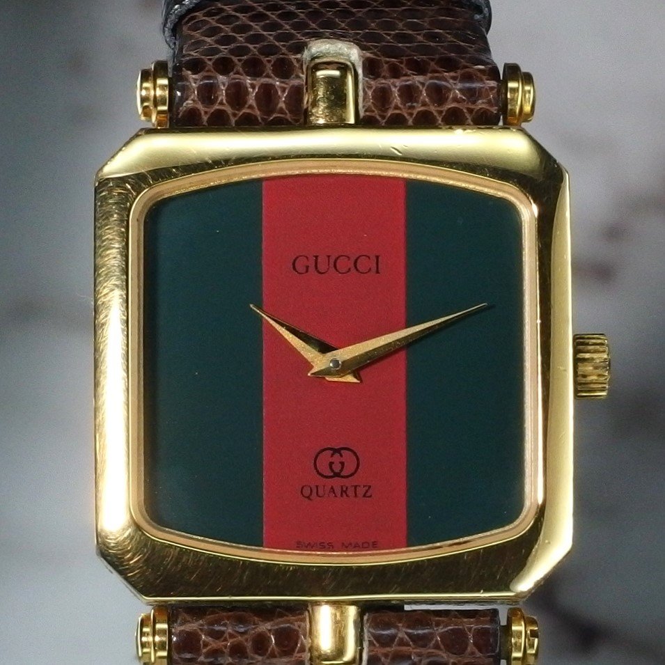 GUCCI(グッチ) シェリーライン(ウェブ)腕時計(クォーツ) レディース