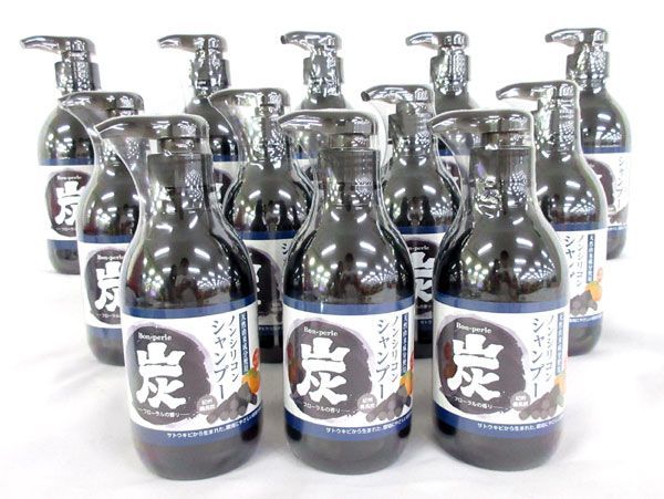 送料300円(税込)■fv264■フィード 炭 ノンシリコンシャンプー 日本製(550g) 12点【シンオク】