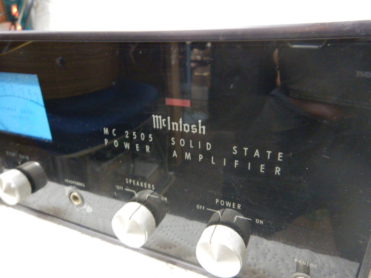 MC2505 Vintage McIntosh Amplifier Solid State Mcintosh Serviced 