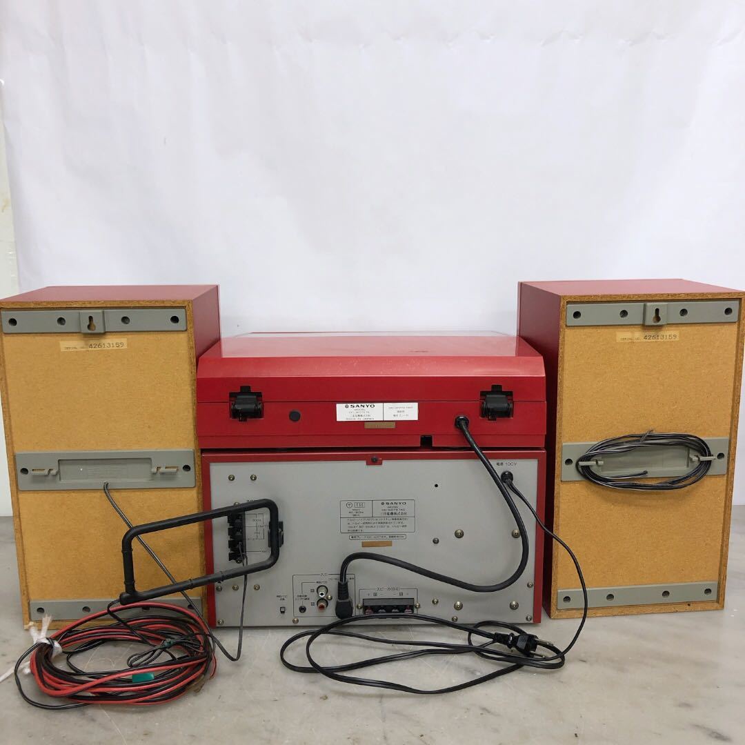 SANYO サンヨー ミニコンポ DC-W07MK Ⅱ レコード カセット システム