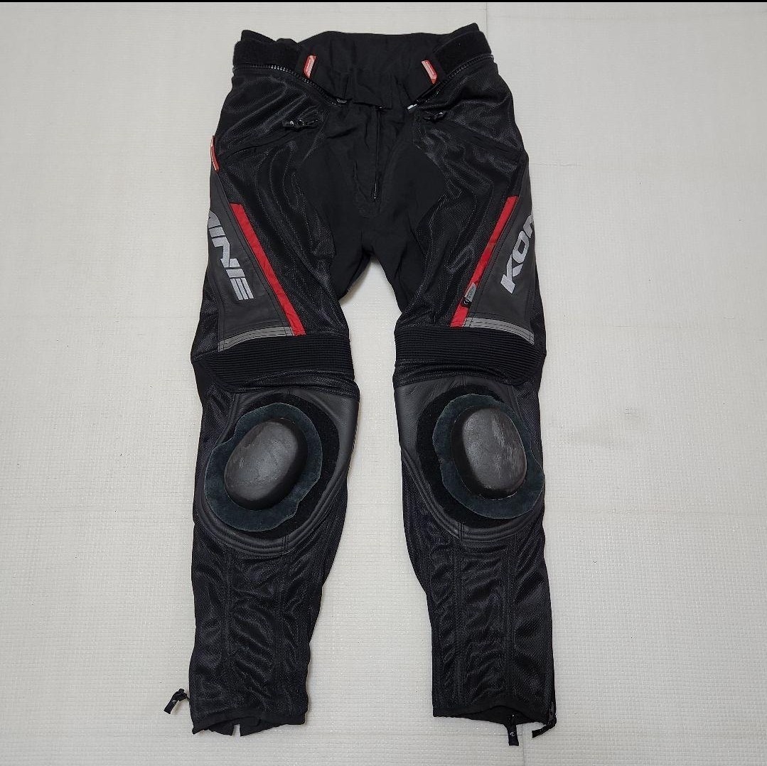 ２ＸＬ　コミネ　スポーツライディングレザーメッシュパンツ　バンクセンサー付 2XL コミネ スポーツライディングレザーメッシュパンツ バンク