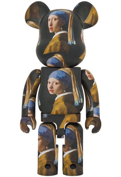 【新品未使用】BE@RBRICK Johannes Vermeer Girl with a Pearl Earring 1000％ ベアブリック フェルメール 真珠の耳飾りの少女