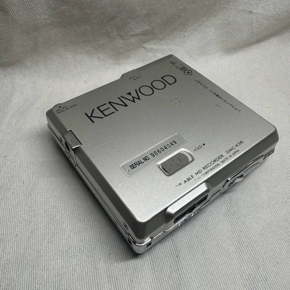 再生OK！KENWOOD DMC-K9R ケンウッド ポータブルMDプレーヤー