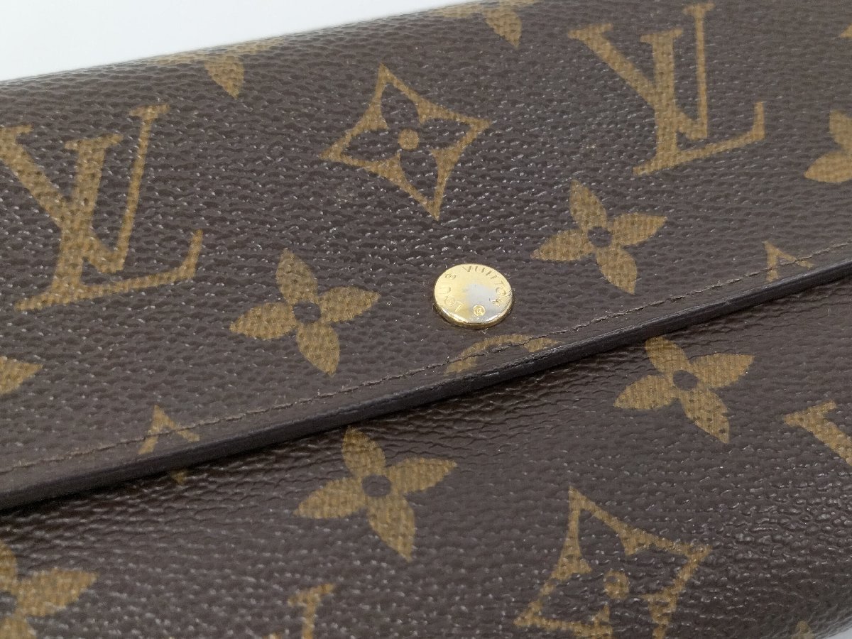 ○ルイヴィトン LOUIS VUITTON ポルトフォイユサラ 二つ折り長財布 