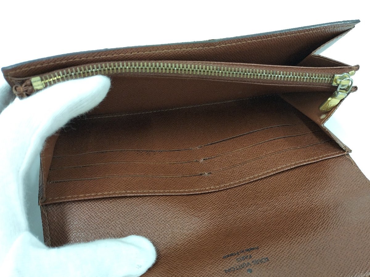 ○ルイヴィトン LOUIS VUITTON ポルトフォイユサラ 二つ折り長財布 