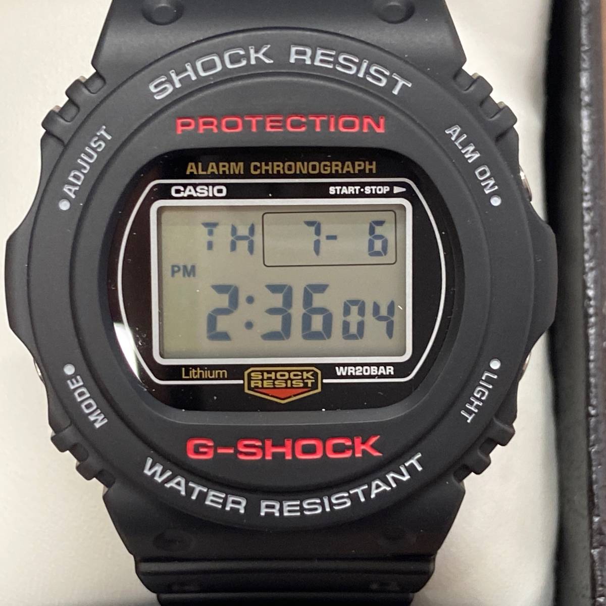 G0707 未使用品 CASIO カシオ QZ DW-5750E Gショック デジタル 文字盤 腕時計 可動