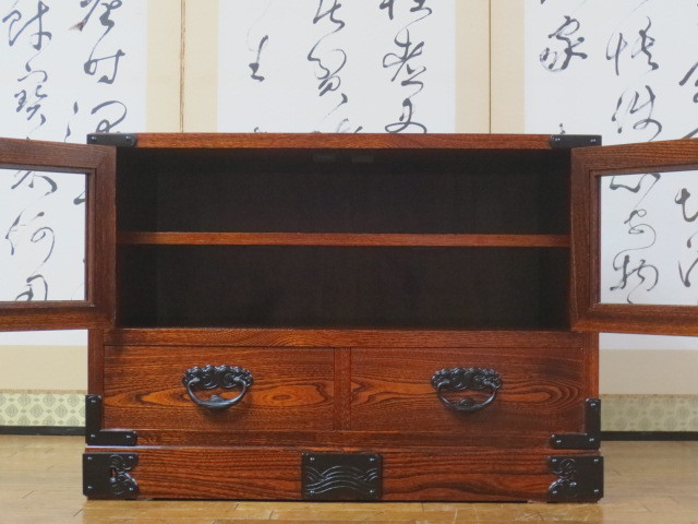 秋田 川連漆器 伝統工芸 無垢材 がんこ箪笥　民芸家具 秋田 川連漆器 伝統工芸 無垢材 がんこ箪笥 民芸家具 【公式通販】