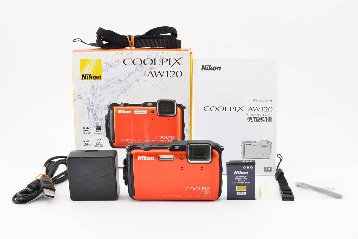 とっち品 ☆極上美品☆ニコン NIKON COOLPIX AW120 ☆付属品充実☆#17857 【公式