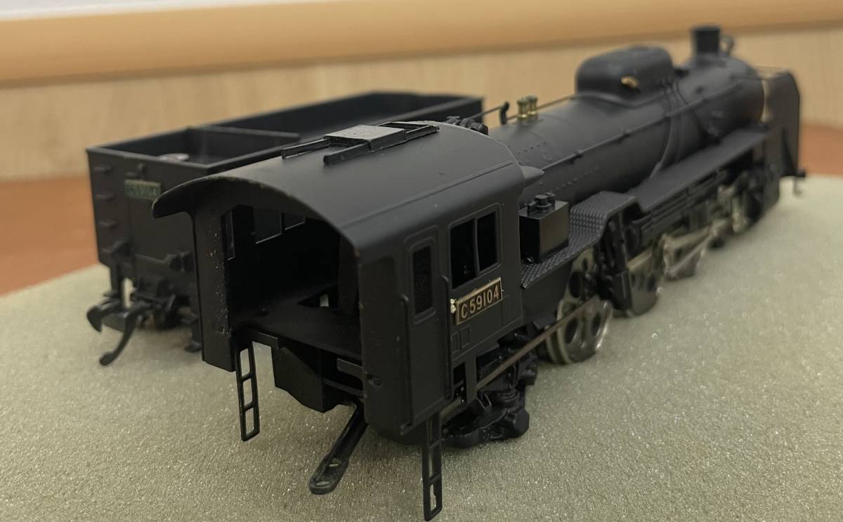 1円〜KTM KATSUMI 形式C 59 104号機 鉄道模型 蒸気機関車 国鉄 HO 