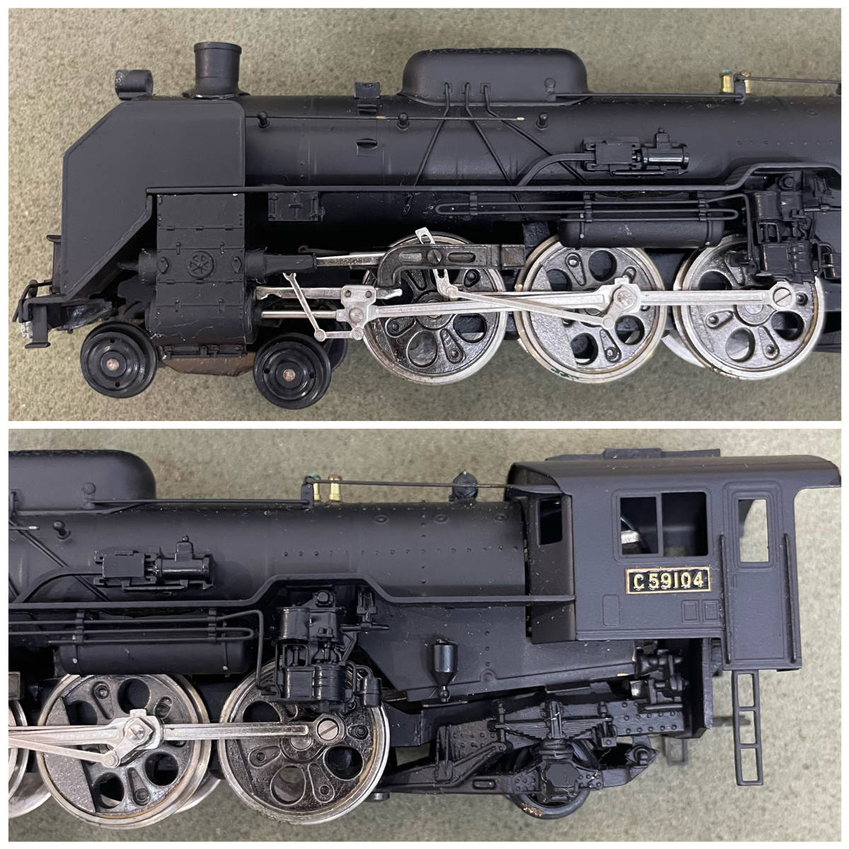 1円〜KTM KATSUMI 形式C 59 104号機 鉄道模型 蒸気機関車 国鉄 HO 