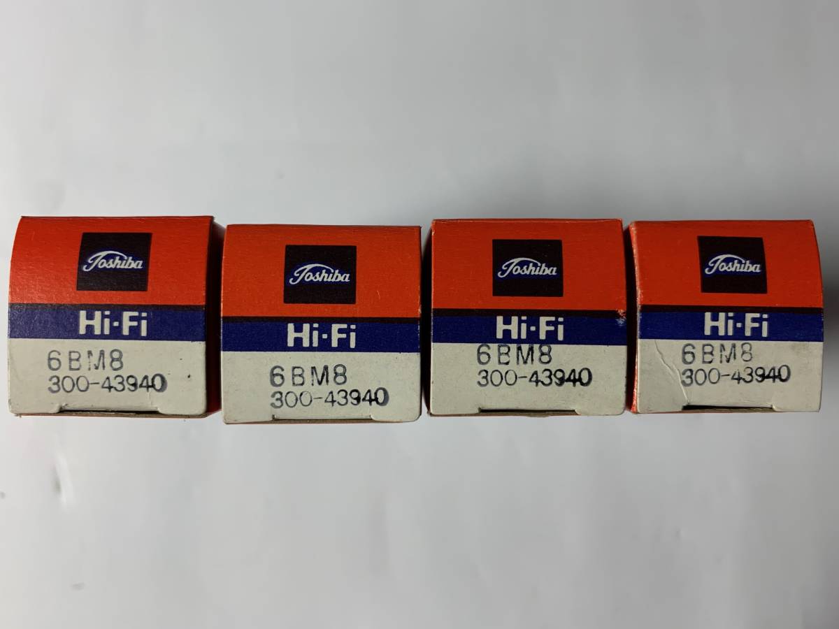 東芝Hi-Fi用 6BM8 4本 【公式通販】