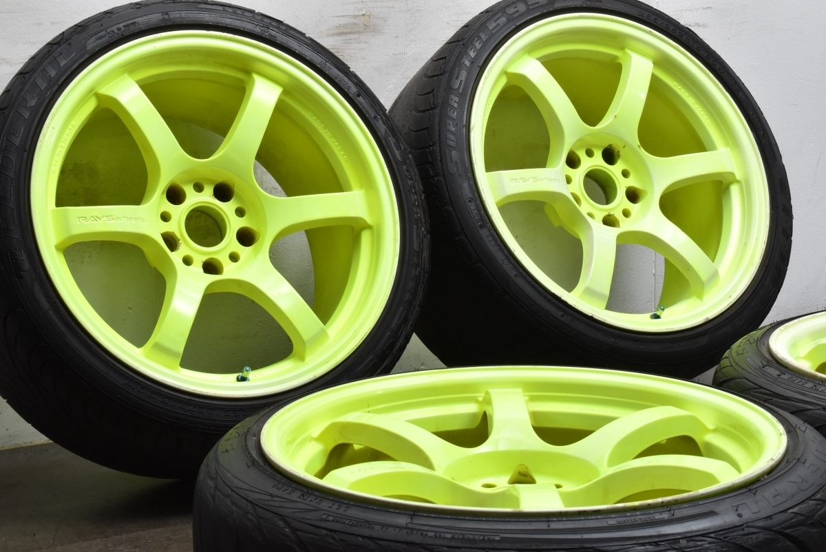 希少品】RAYS レイズ グラムライツ 57D 18in 9.5JJ +12 PCD114.3 