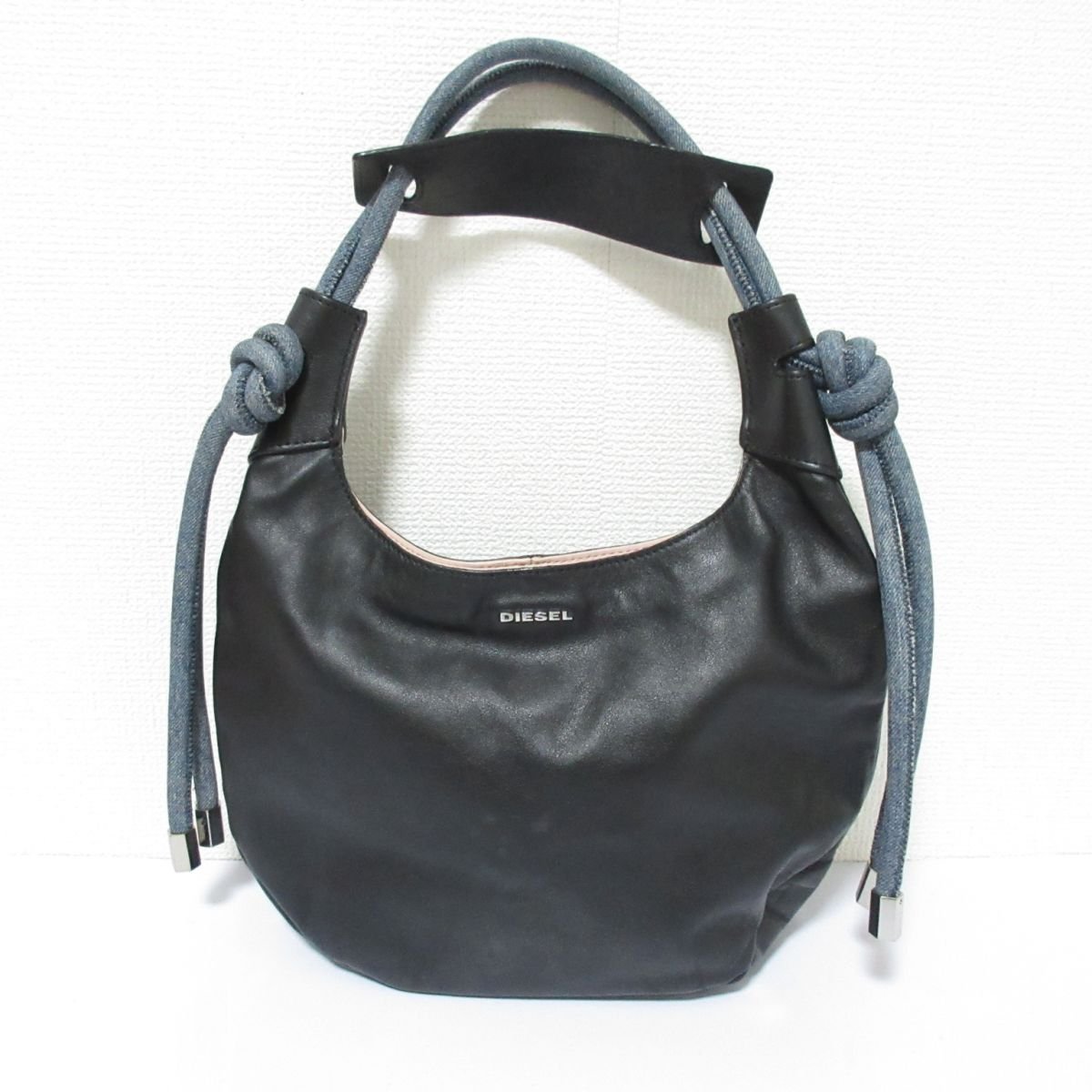 ショルダーバッグ デニム レザー ディーゼル 美品ディーゼル DIESEL 