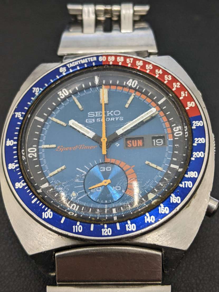 1359-A SEIKO セイコー 5スポーツ スピードタイマー 6139-6002 腕時計