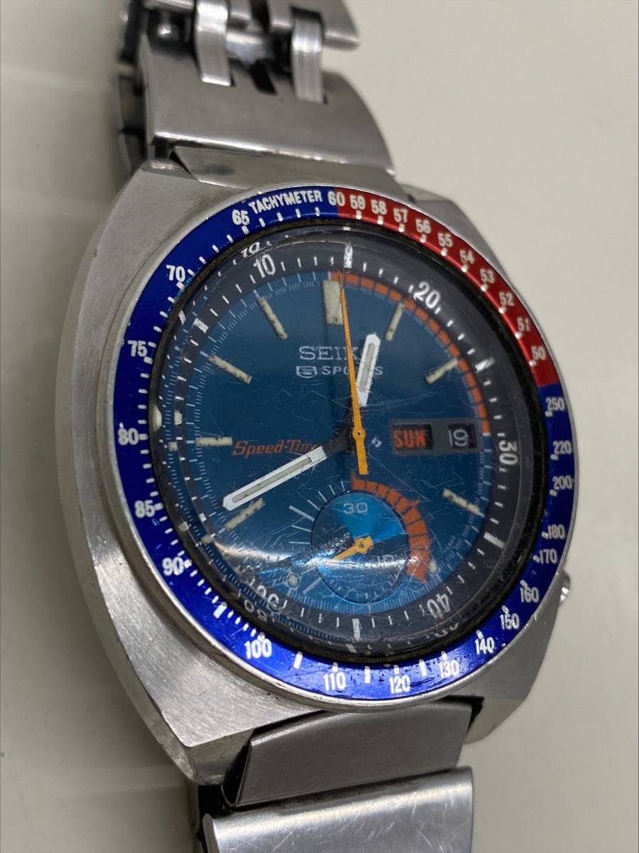 1359-A SEIKO セイコー 5スポーツ スピードタイマー 6139-6002 腕時計