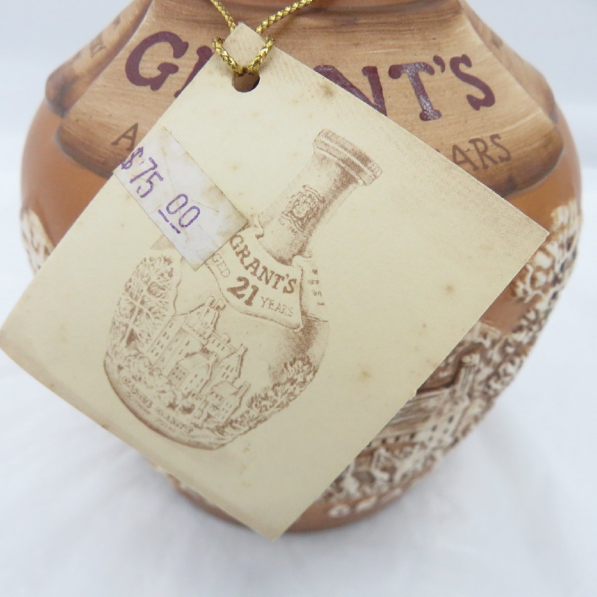 未開栓】GRANT'S グランツ 21年 陶器ボトル ウイスキー 750ml 43