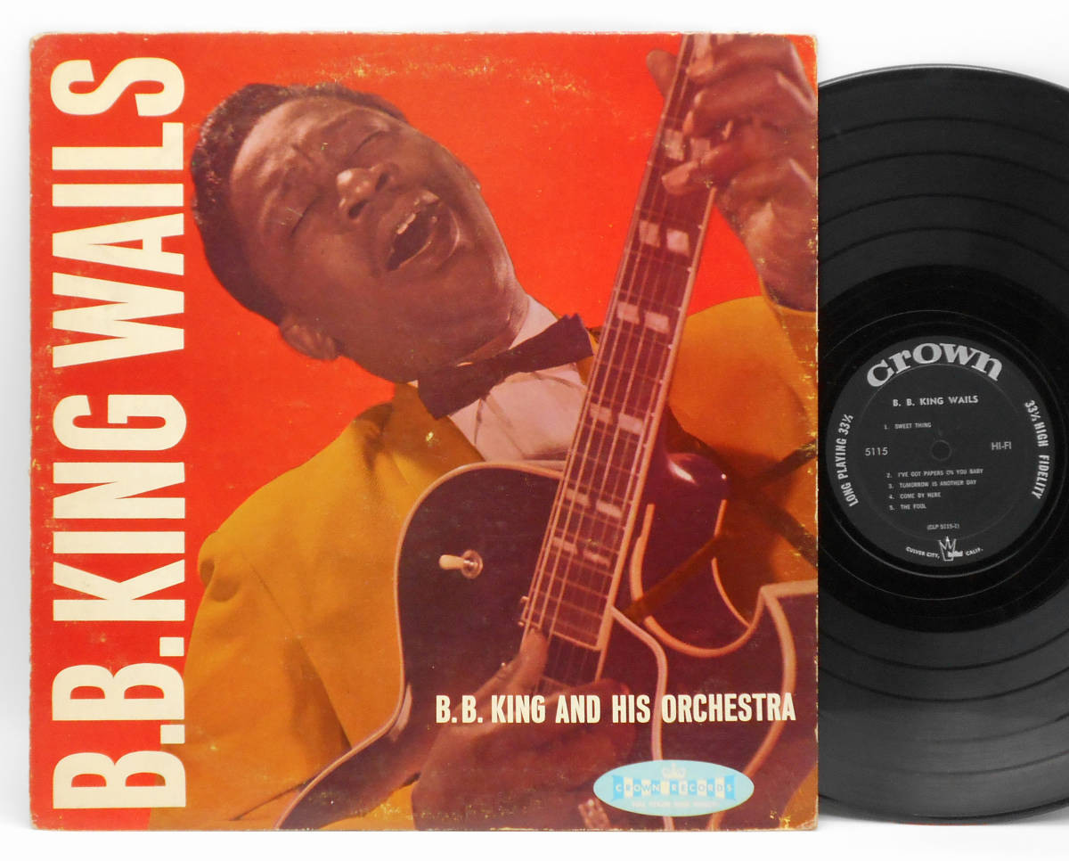 King – B.B. B. - LP Blues The (LP, Vinyl CROWN KING Mono RECORDS