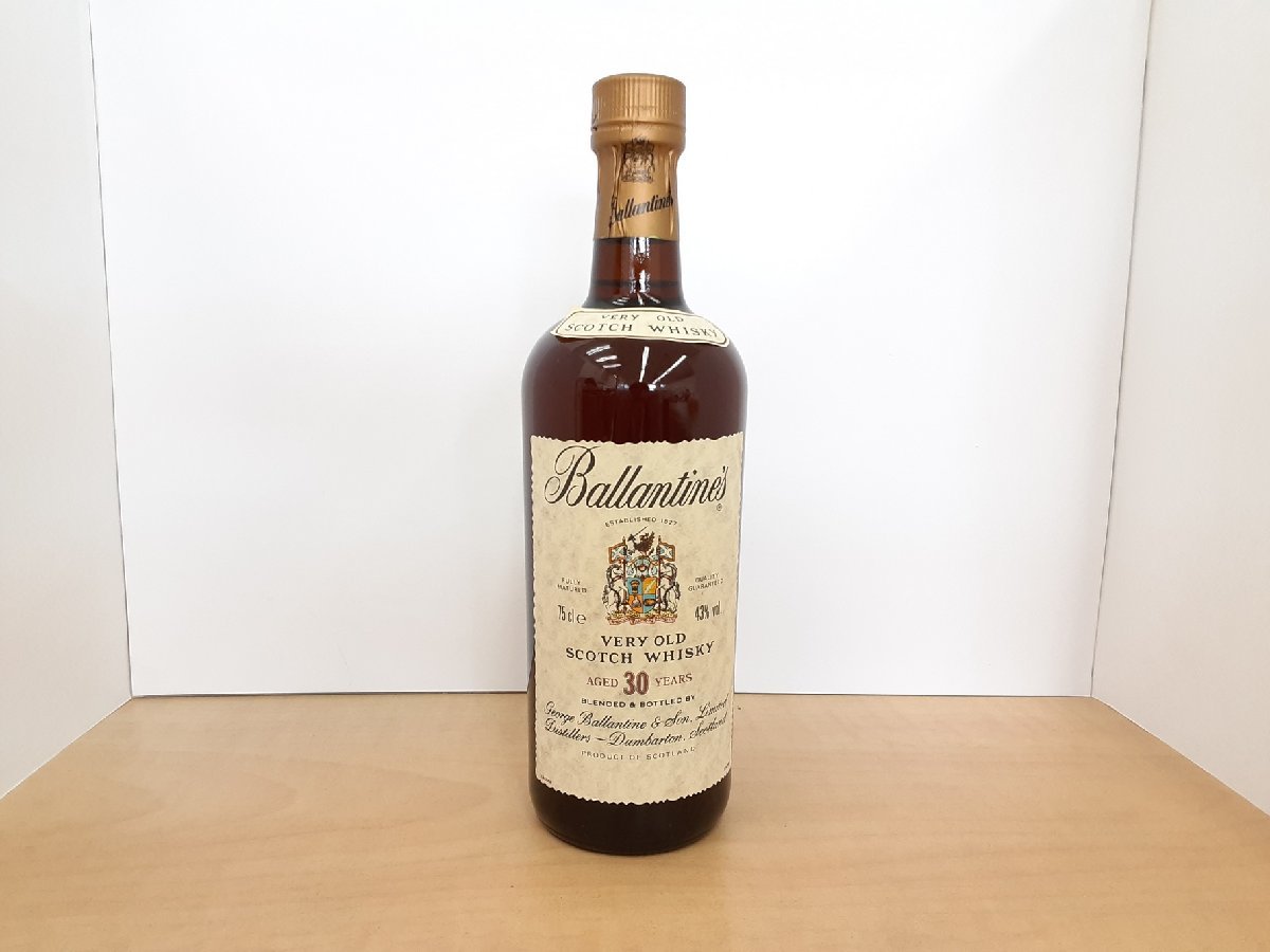 ☆【古酒】バランタイン BALLANTINES 30年 VERY OLD スコッチ 