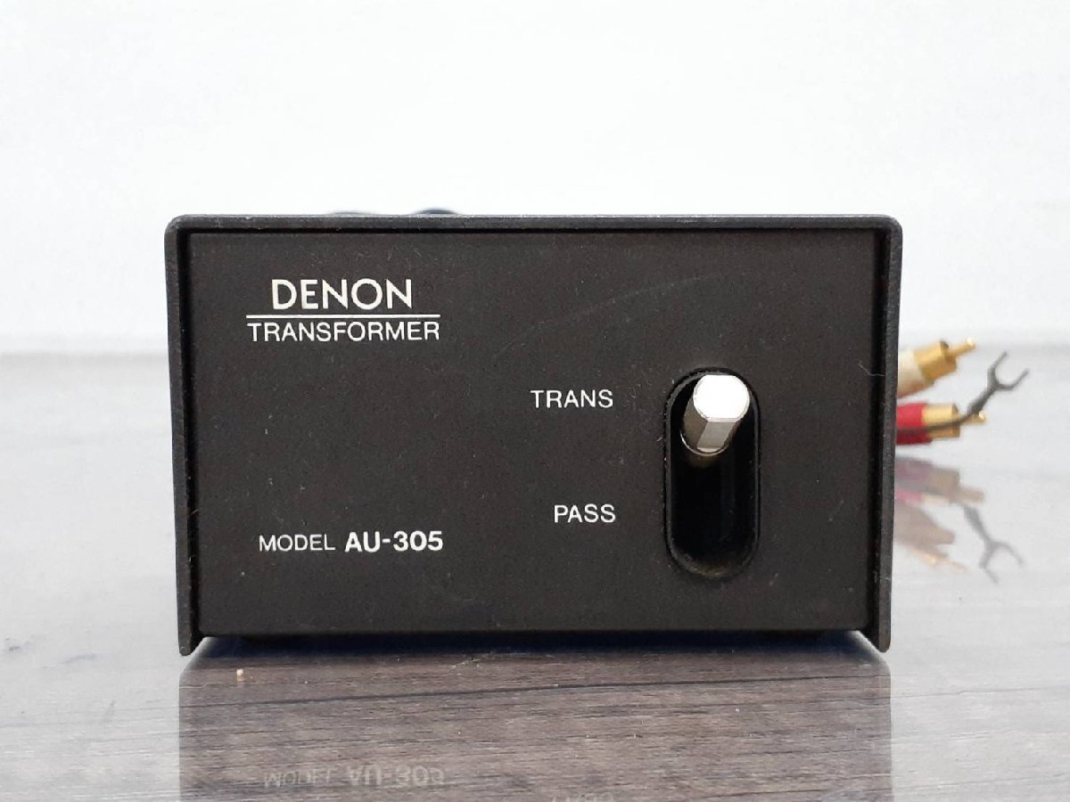 △6819 現状品 オーディオ機器 昇圧トランス DENON AU-305 デノン