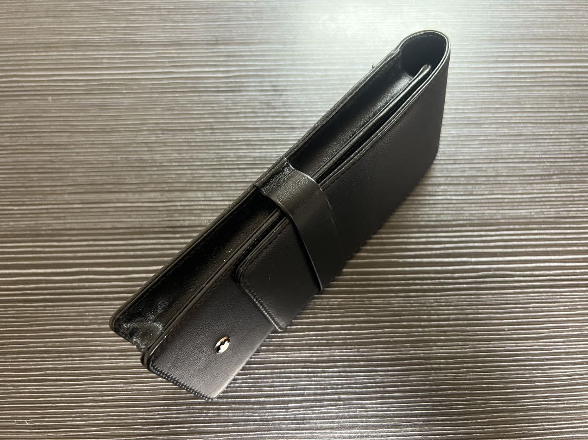 モンブラン モンブラン シエナ ペンケース ブラック 3本差し シエナ