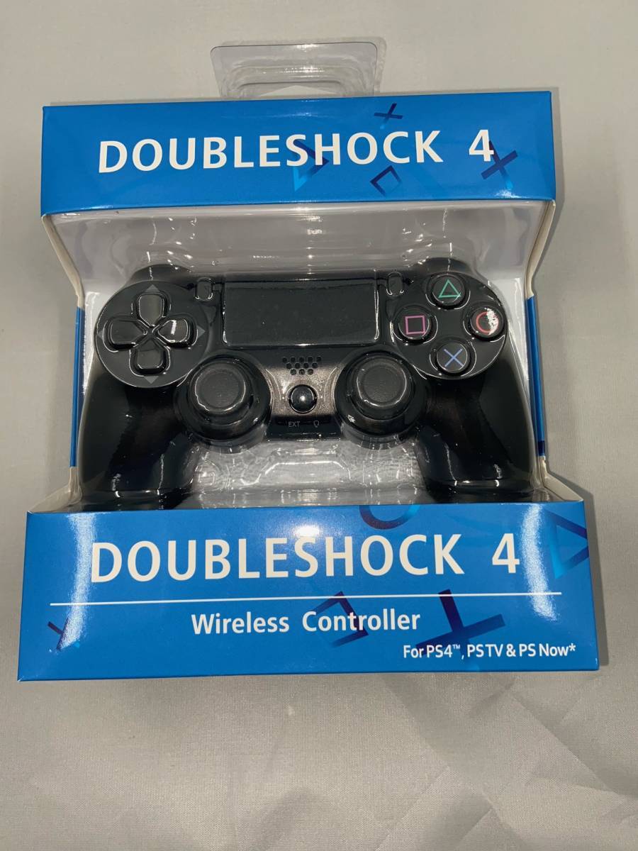 PS4 ワイヤレスコントローラー 純正同等品 ブラック DOUBLESHOCK4
