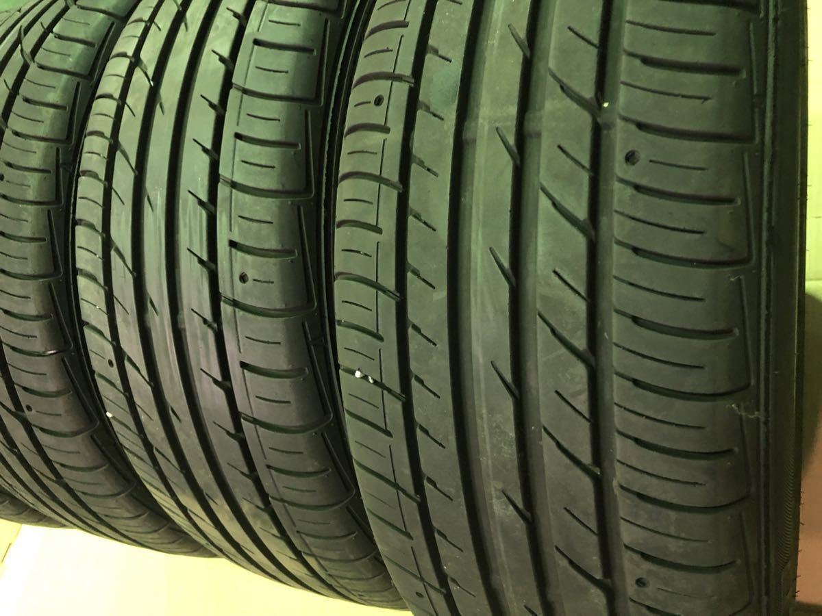 RAYS LE37T PCD100 5穴 7.5j オフセット48 225/55R17タイヤ付き4本 