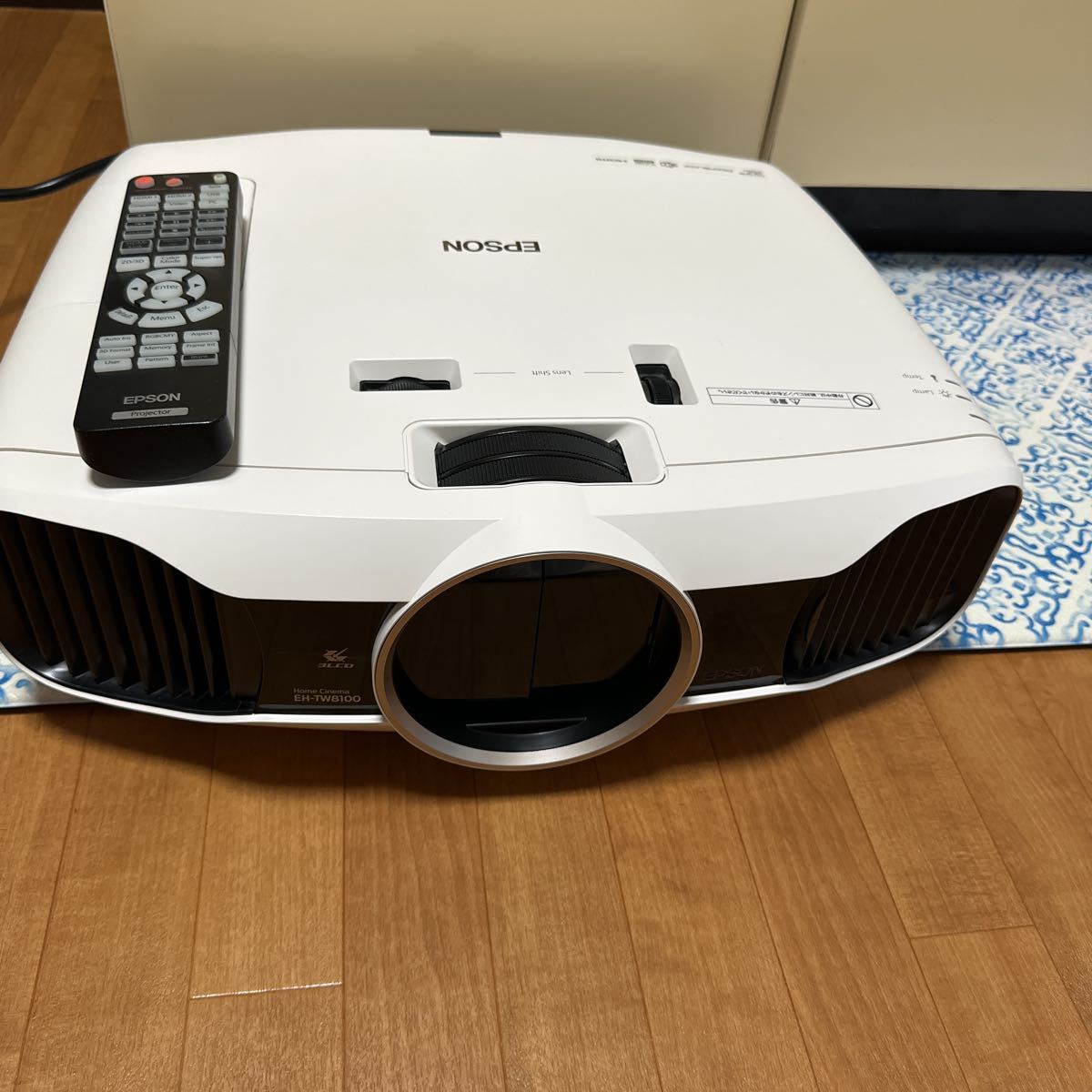 EPSON エプソン EH-TW8100Wプロジェクター リモコン付 EPSON
