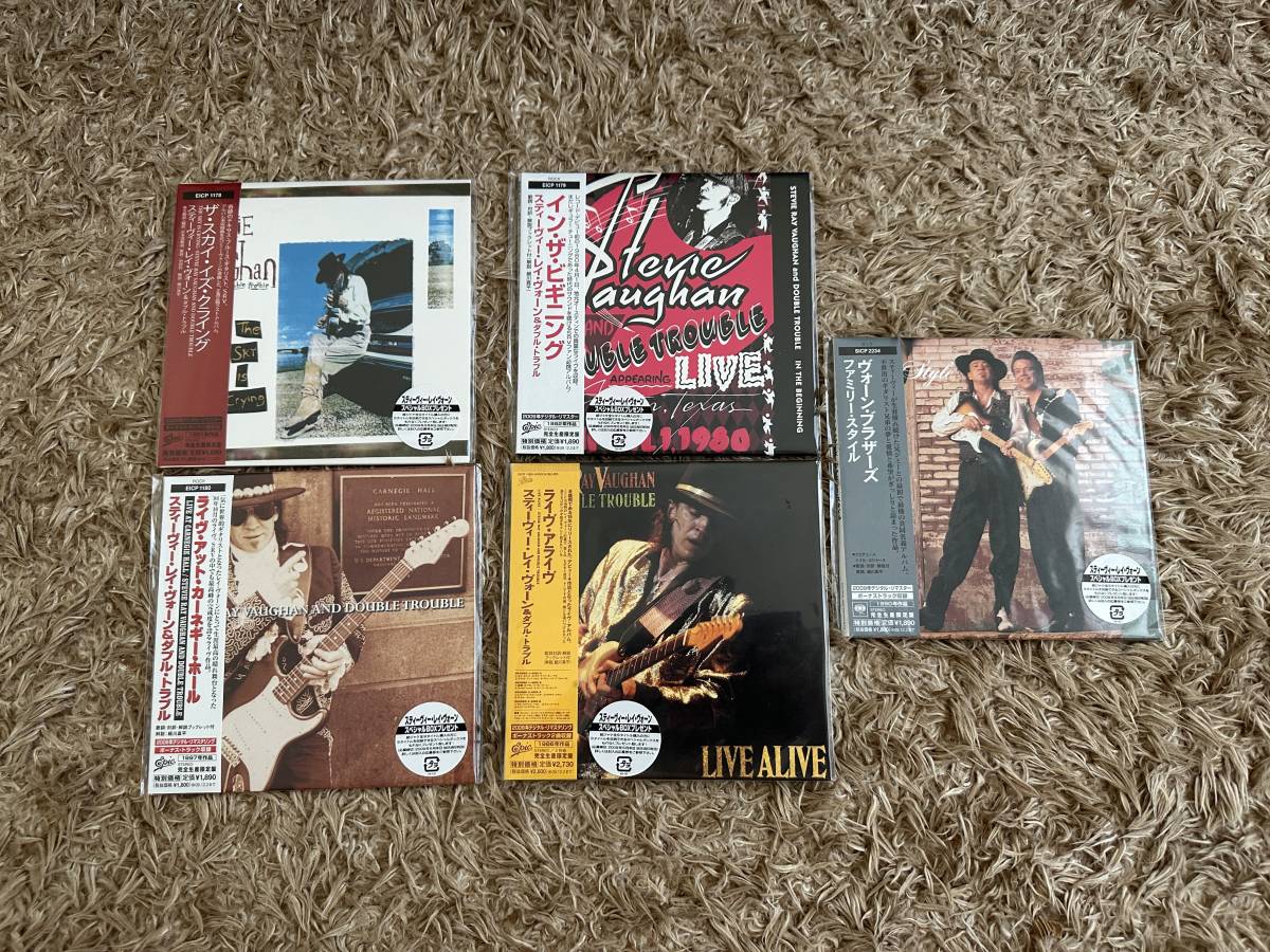 CD 【廃盤・新品・未開封】スティービー・レイ・ヴォーン 紙ジャケ12枚