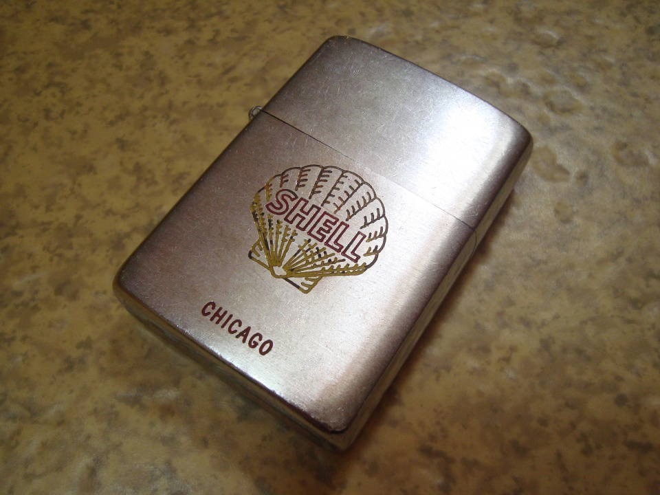 希少 ヴィンテージ zippo メジャー K&C WITTEN SHELL ZIPPO SHELL 1956年製 シェル石油 ビンテージ ZIPPO シェル石油