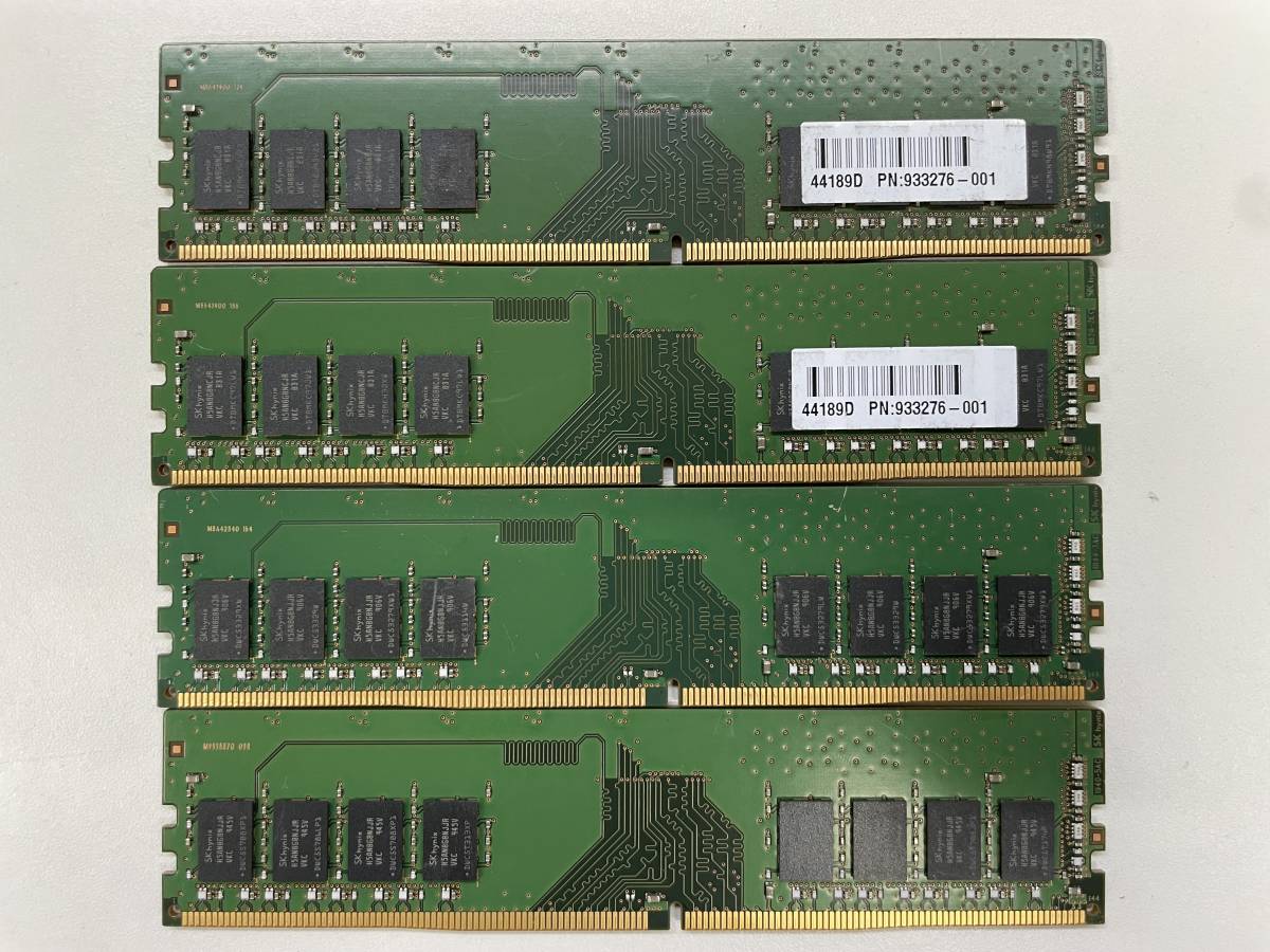 SK hynix 8GB 1R×8 PC4-2666V 4枚組 1セット 32GB DDR4 デスクトップ