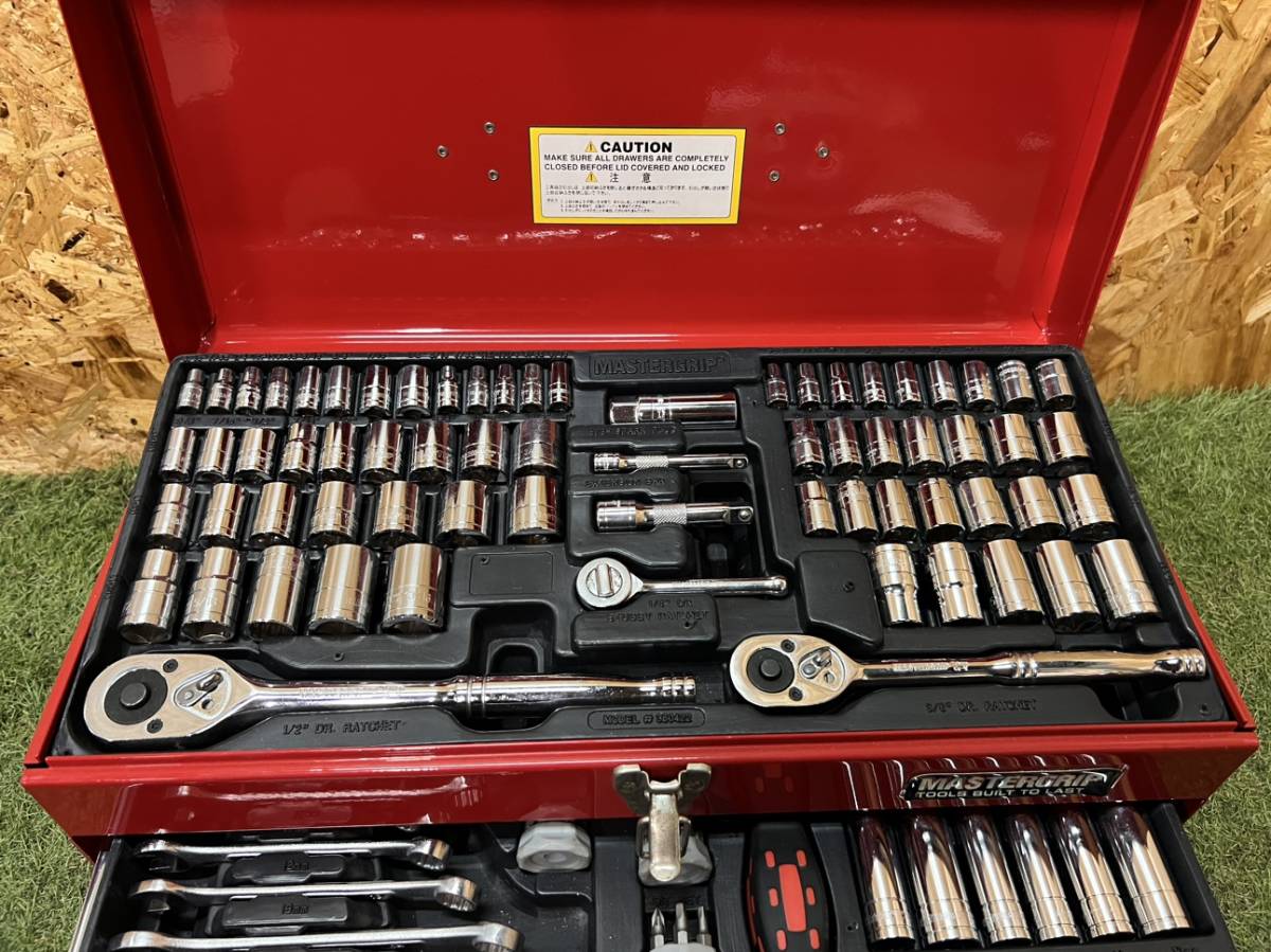 MASTER GRIP ツールボックス 工具箱/工具セット 3段 diy 「1317」