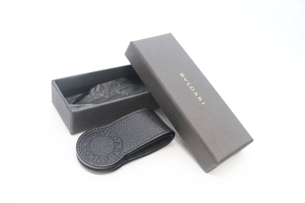 ❤️新品❤️ブルガリ ❤️マネークリップ ❤️レザーブルガリブルガリ