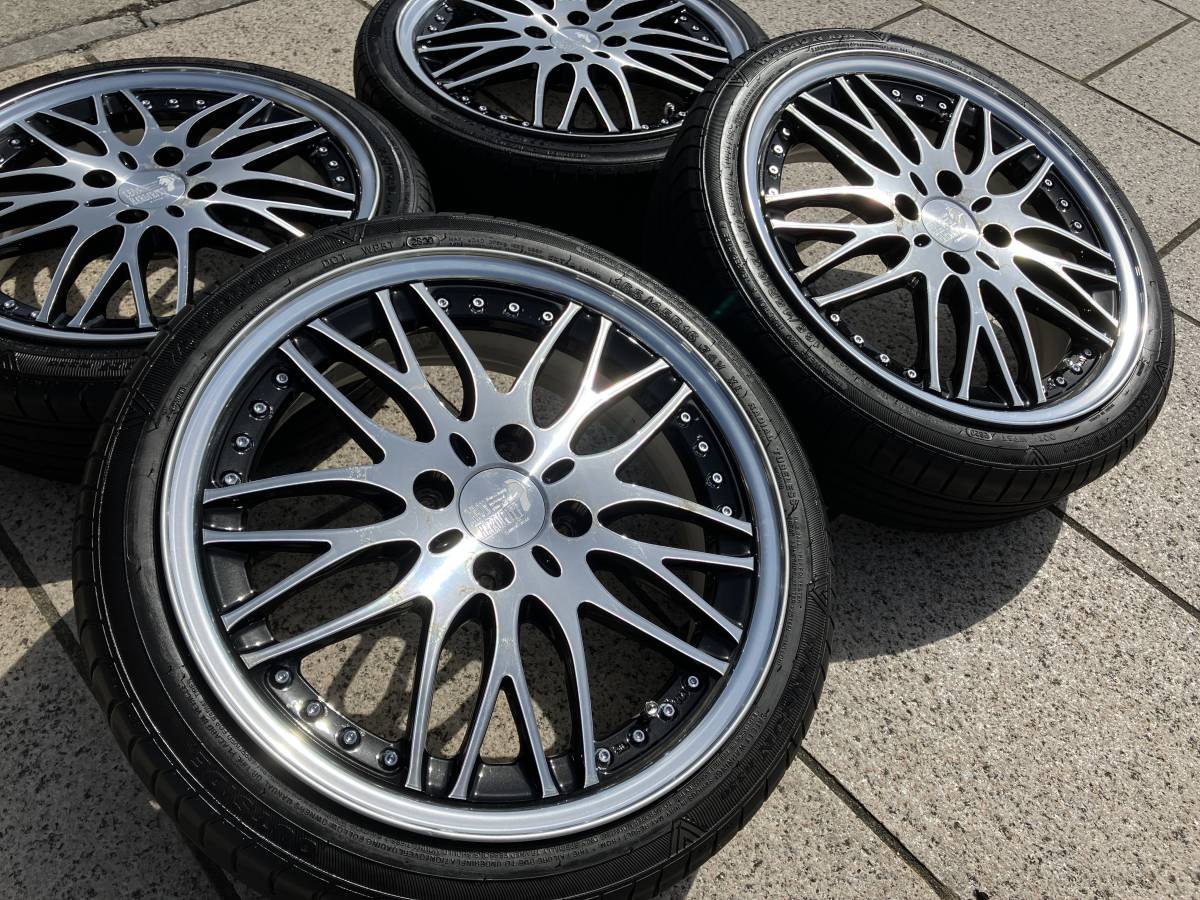5.5J+45軽☆レオンハルト最高級ビューゲル☆4H100☆165/45R16 