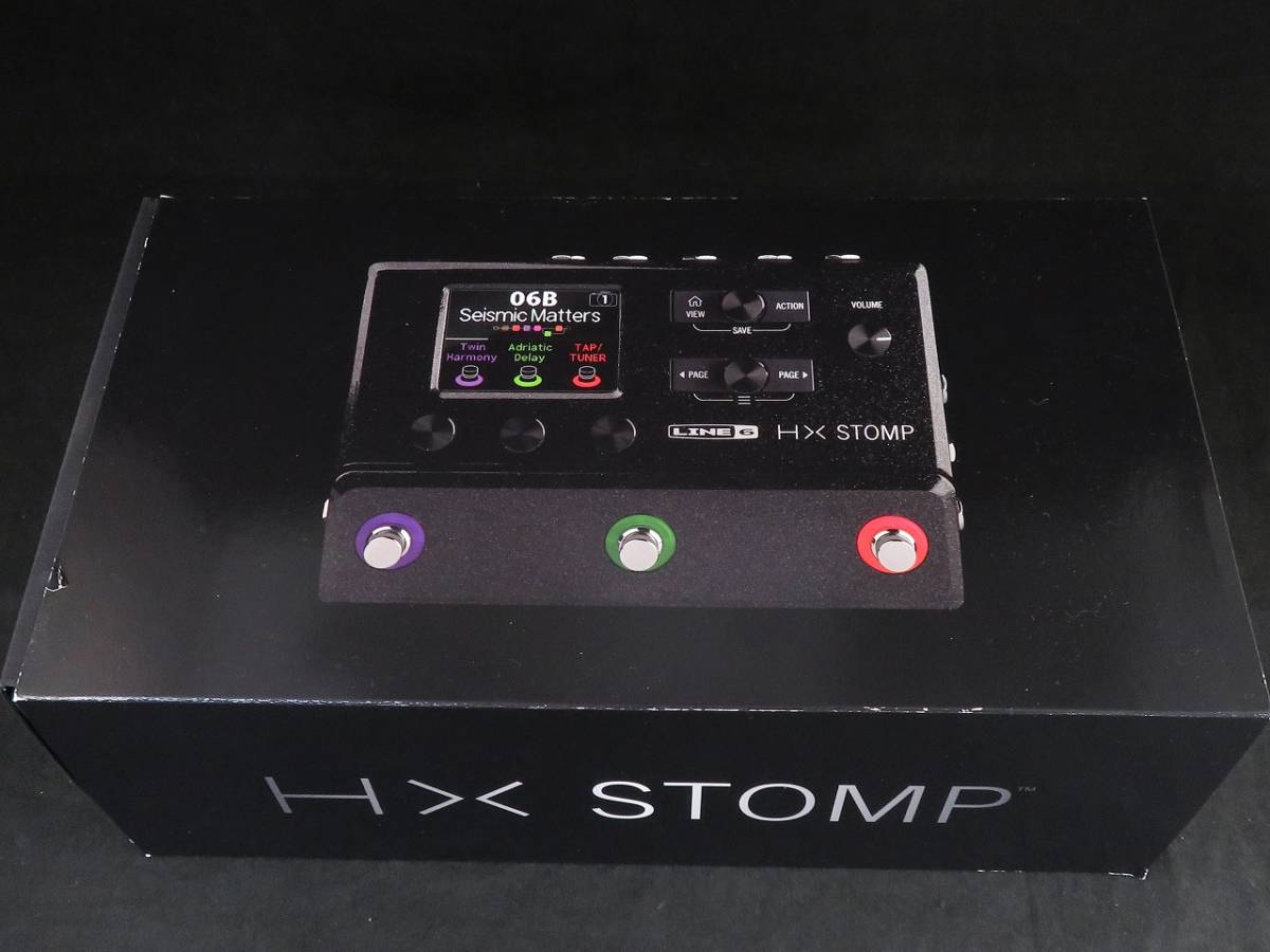 美品 LINE6 HX STOMP マルチエフェクター アンプシュミレーター ギター 