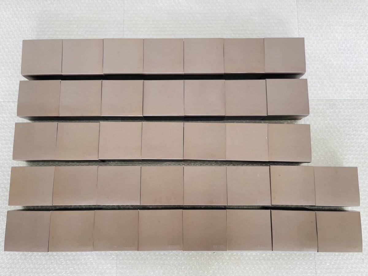 ☆1000円スタート☆ セイコー 純正化粧箱（茶） 37個セット SEIKO BOX 