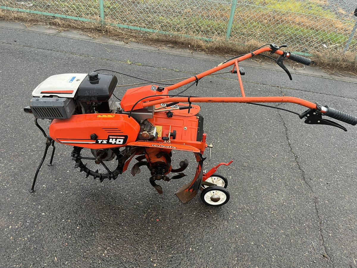 クボタ 管理機 - Yahoo!オークション 耕運機 TS 0 一輪管理機 4.2馬力 