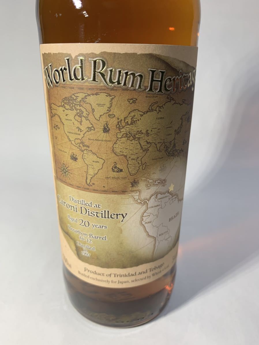 CARONI カロニー 1997-2017 20年world rum heritage RUM ラム 新品