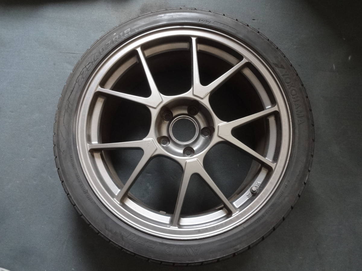 希少】 ウェッズスポーツ 18インチ 8J +31 PCD 114.3 5H 225/40R18 