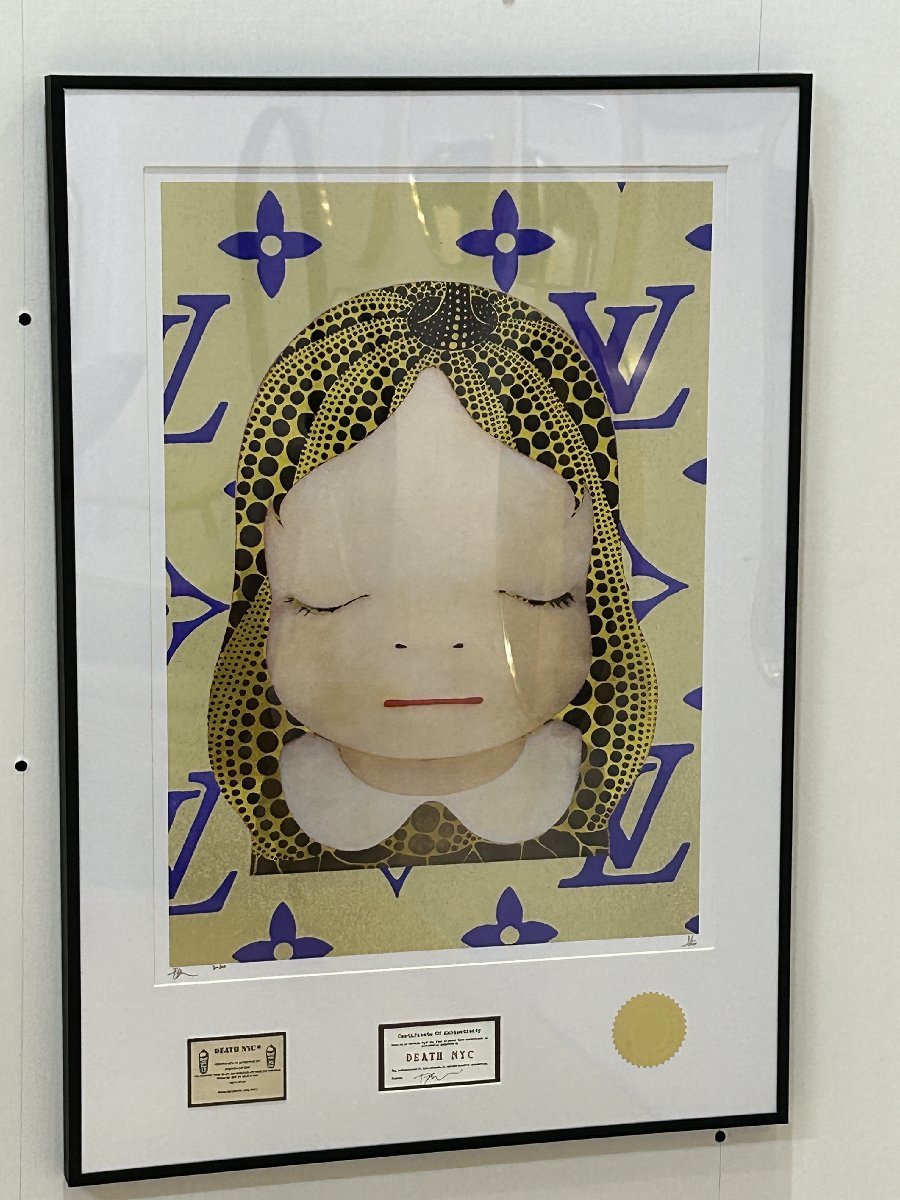 DEATH NYC 額付き 世界限定100枚 アートポスタ 奈良美智 NARA