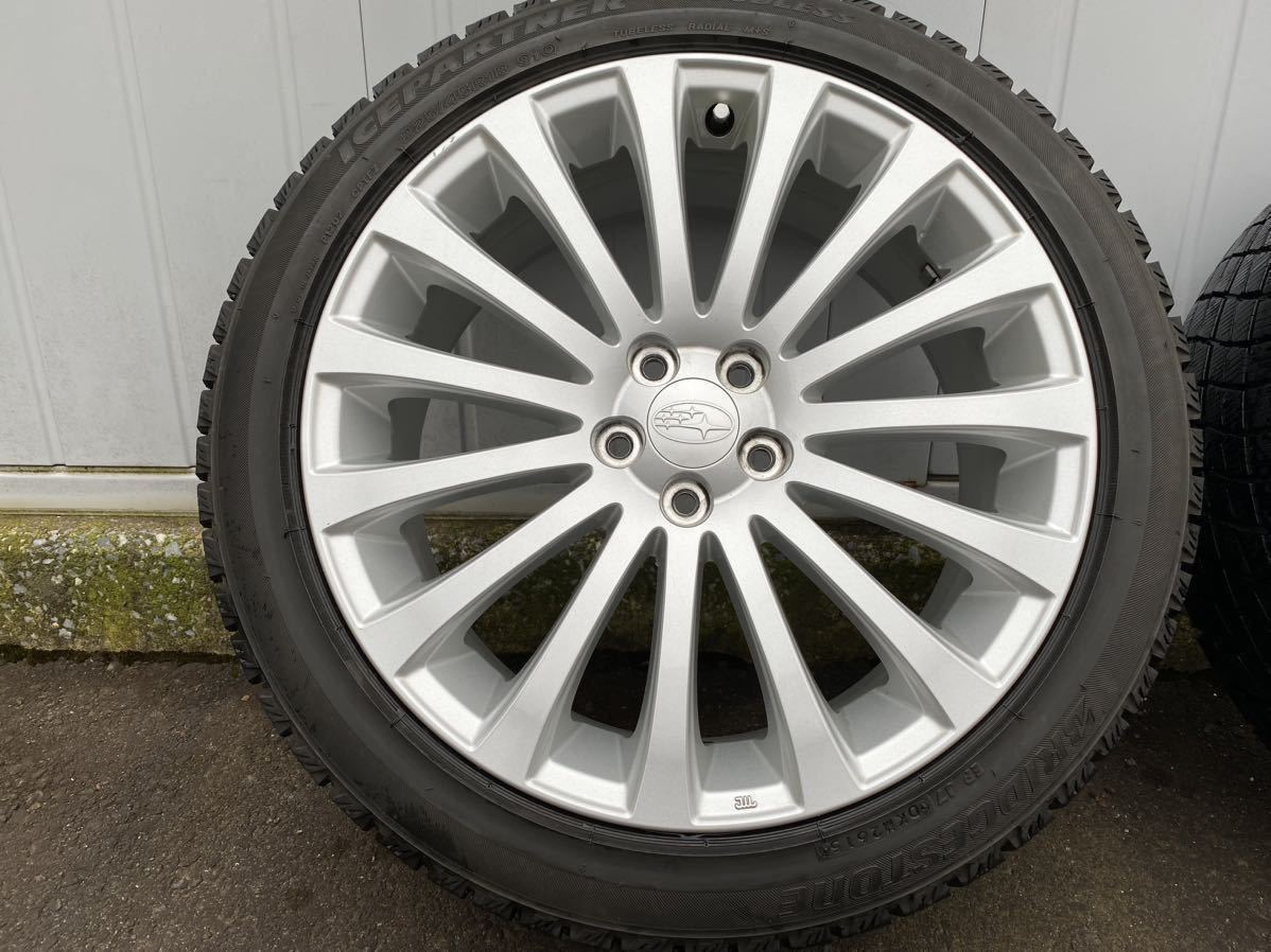 送料無料 スバル レガシィBR9 BM9 225/45R18 18インチ 5H PCD100 7.5J+ 